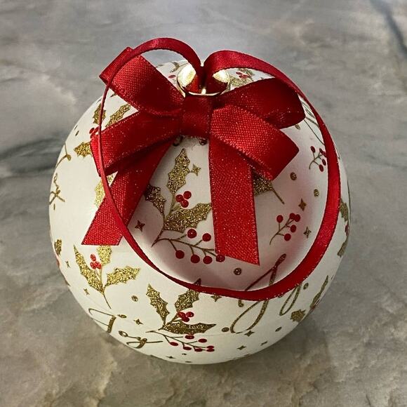 GIANI BERNINI Ornament Box W/ Cubic Zirconia 2-Tone Christmas Tree 18" Pendant - Picture 5 of 6